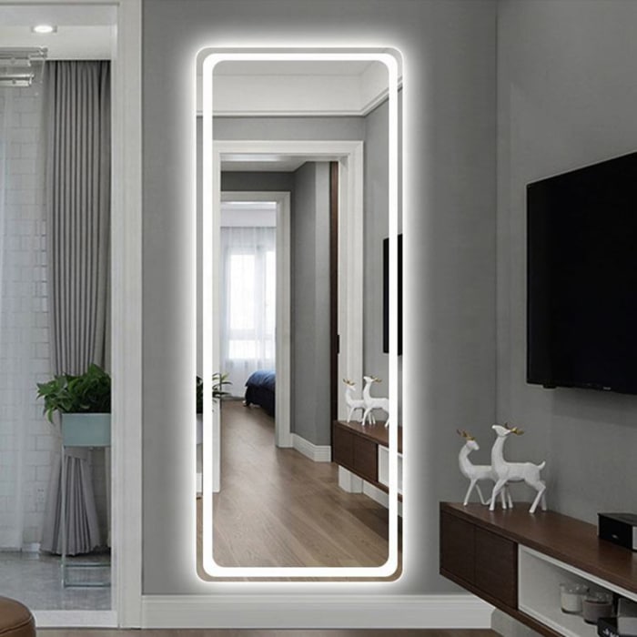 Frameless Full Length Mirror with LED backlit Lights FM-01 - Image 5