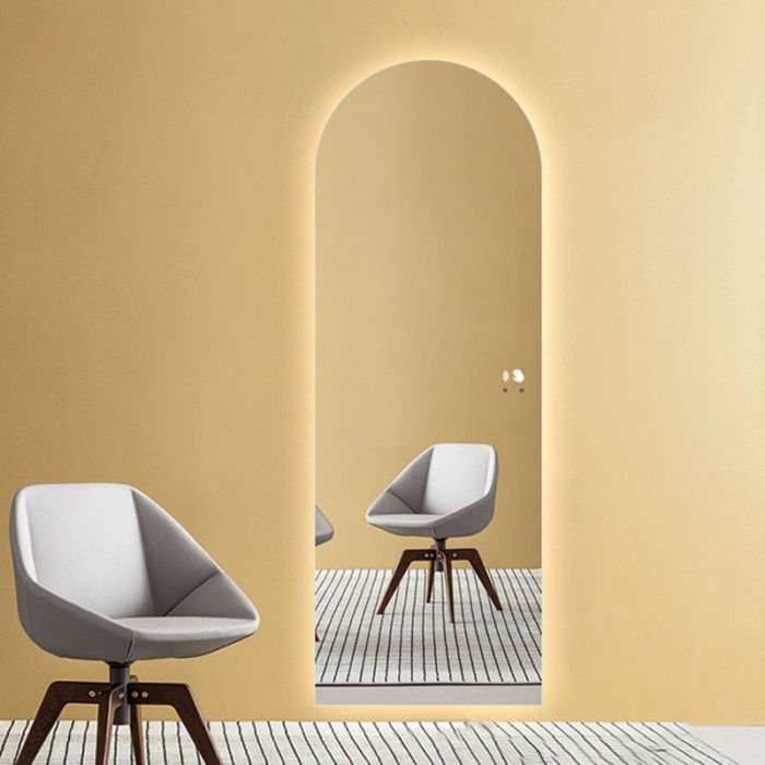 Frameless Full Length Mirror with LED backlit Lights FM-05 - Image 5