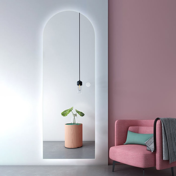 Frameless Full Length Mirror with LED backlit Lights FM-05 - Image 4