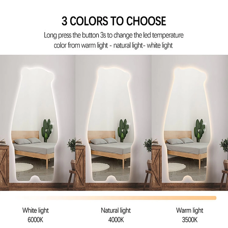 Frameless Full Length Mirror with LED backlit Lights FM-09 - Image 3