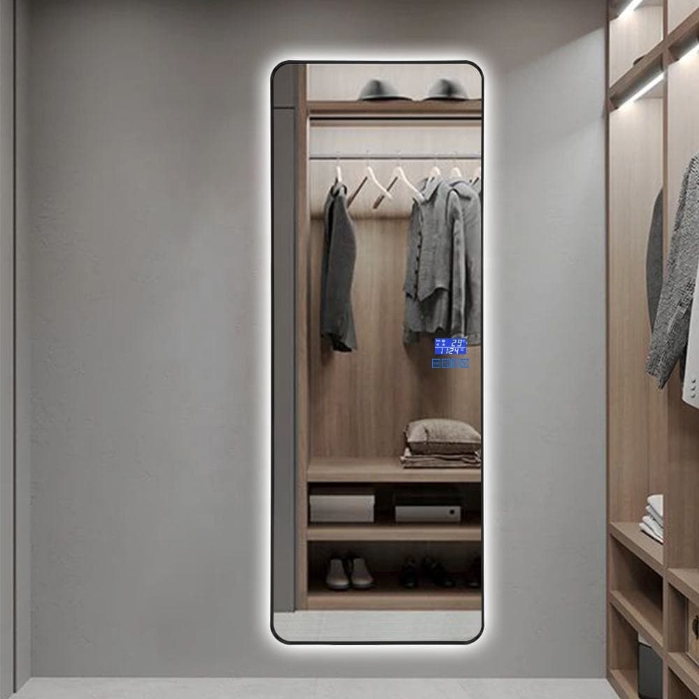 Full Length Mirror with Aluminum Frame & LED backlit Lights FM-10 - Image 3