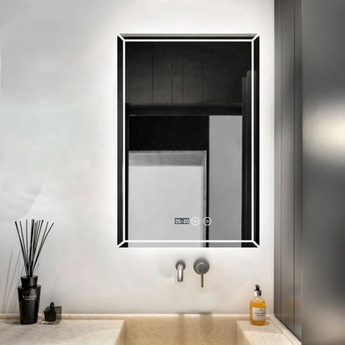 Frameless Rectangle Mirror with LED backlit Lights RC-11 - Image 6