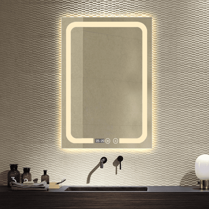 Frameless Rectangle Mirror with LED backlit Lights RC-13 - Image 5
